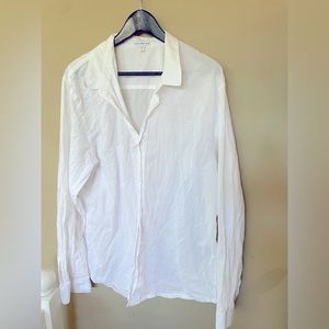 James Perse Cotton Size 4 Button Down top